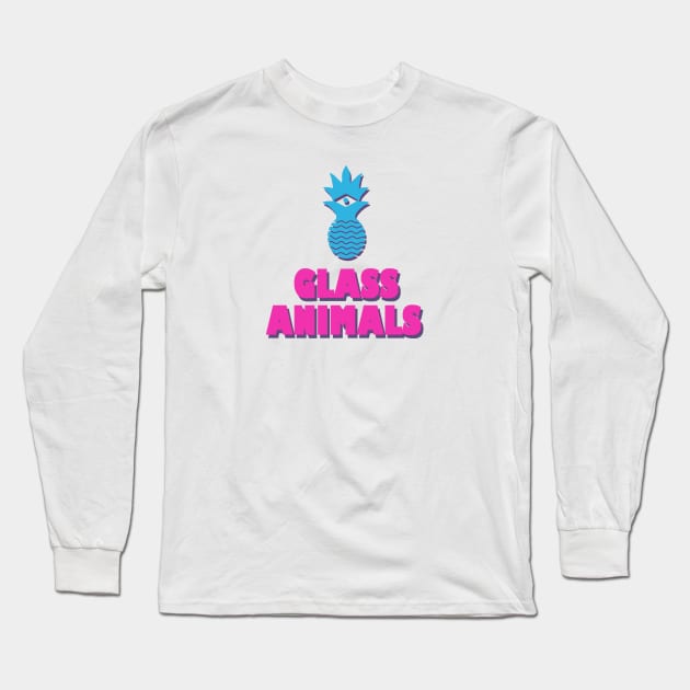 Glass Animals Logo: Deja Vu Long Sleeve T-Shirt by SpareFilm